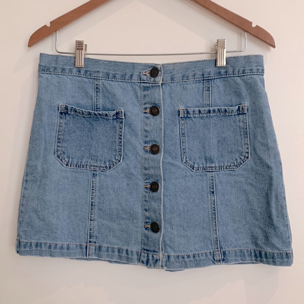 Blue jean skirt